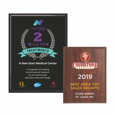 10.5" x 13" Full Color Direct Print Plaque